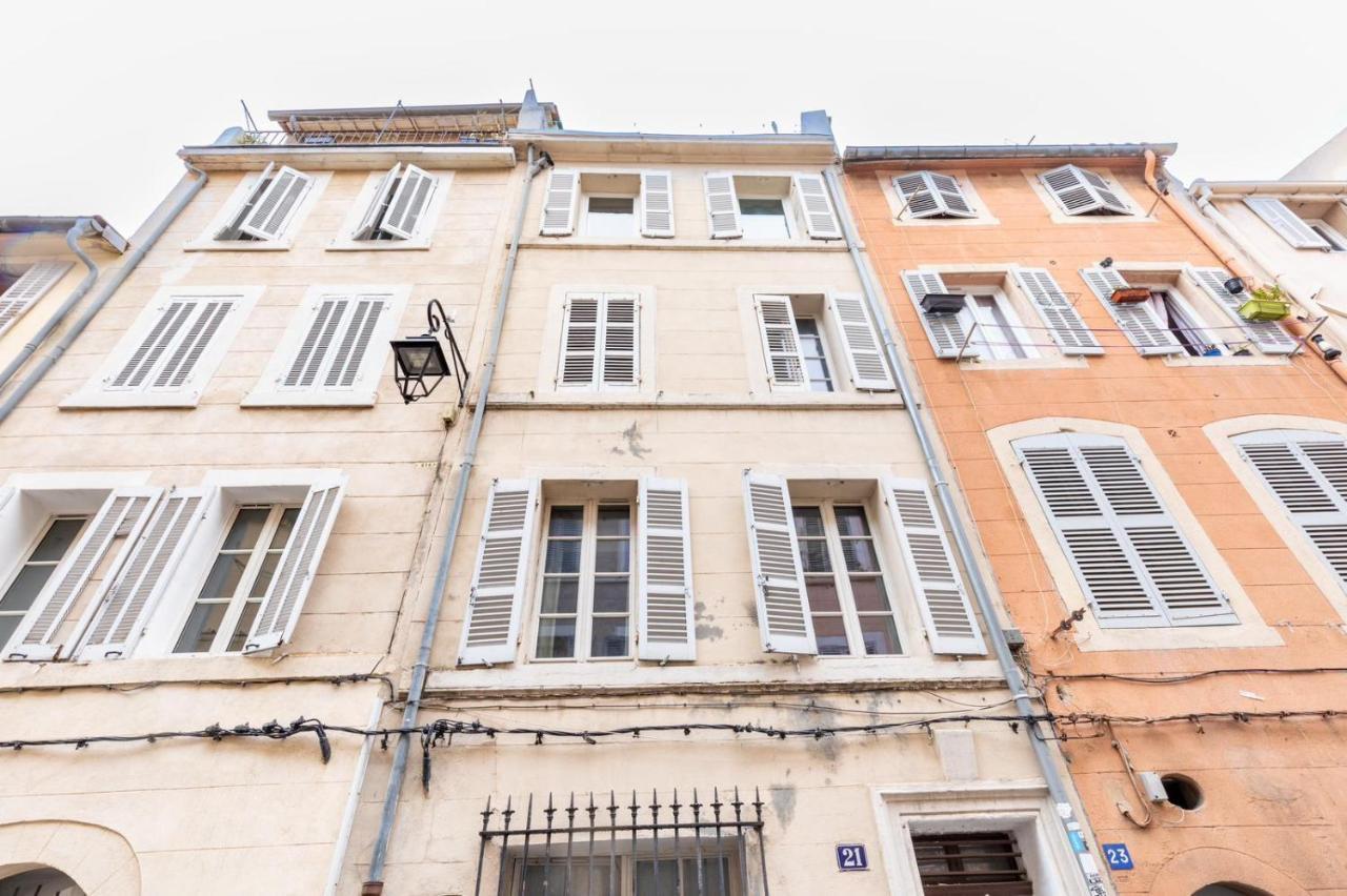 Coquet Appartement Typique Du Panier Marseille Exteriör bild